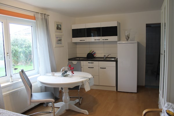 Knus appartement Windspiel in Pepelow, 500m van strand & met tuin - thumbnail 6