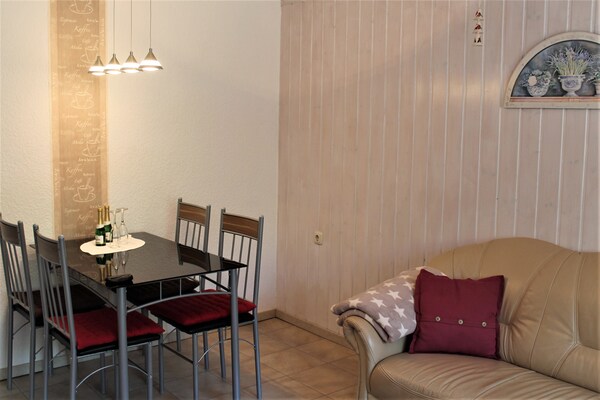 Feldblick in Damshagen: knus appartement op 8 km van de Oostzee - thumbnail 3