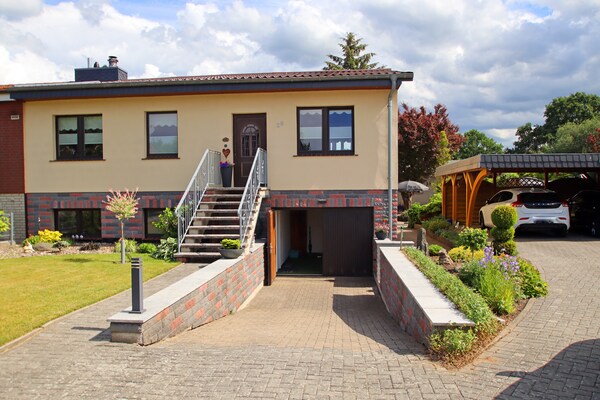 Feldblick in Damshagen: knus appartement op 8 km van de Oostzee - thumbnail 2
