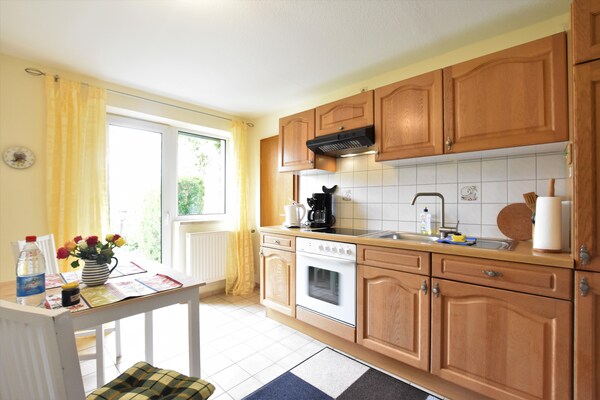 Naturzeit: rustig appartement in Stellshagen, 9 km van de Oostzee - thumbnail 3