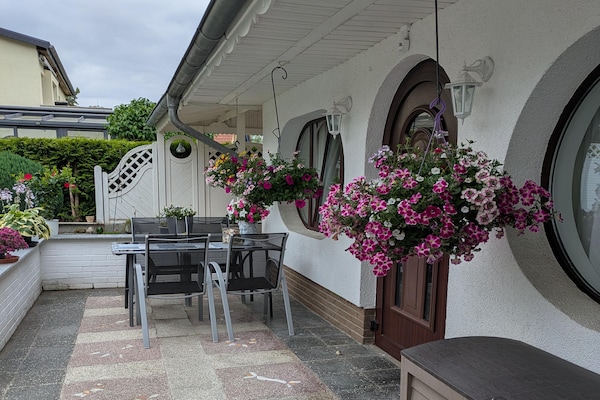 Op 1,0 km van het centrum: Bungalow Sommerrose in Neubukow - thumbnail 2