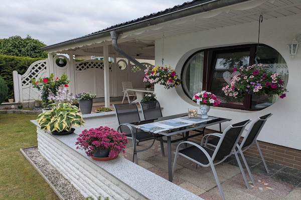 Op 1,0 km van het centrum: Bungalow Sommerrose in Neubukow - thumbnail 3