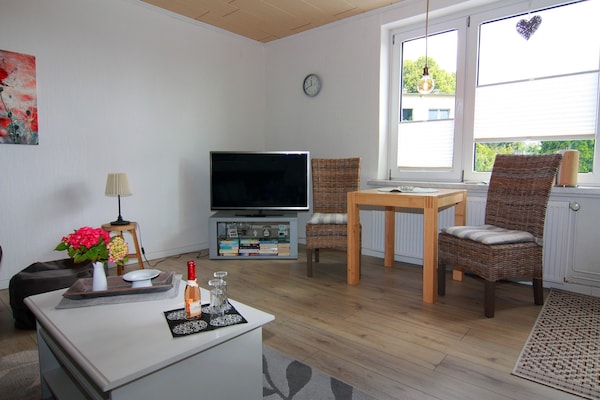 2-persoons appartement Am Hellbach in Neubukow met terras - thumbnail 3