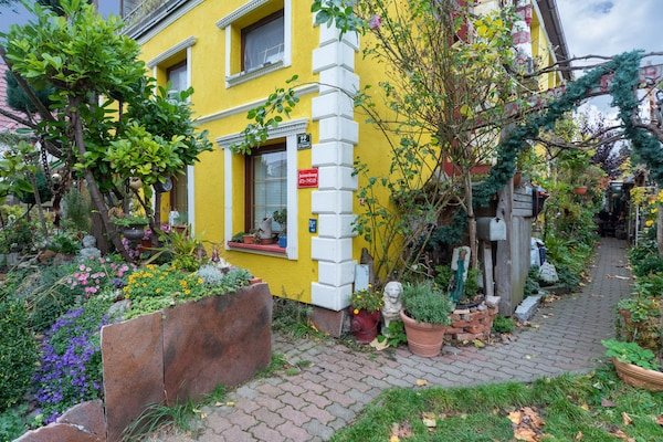 Op 1,0 km van het centrum: charmant appartement in Wismar - thumbnail 1