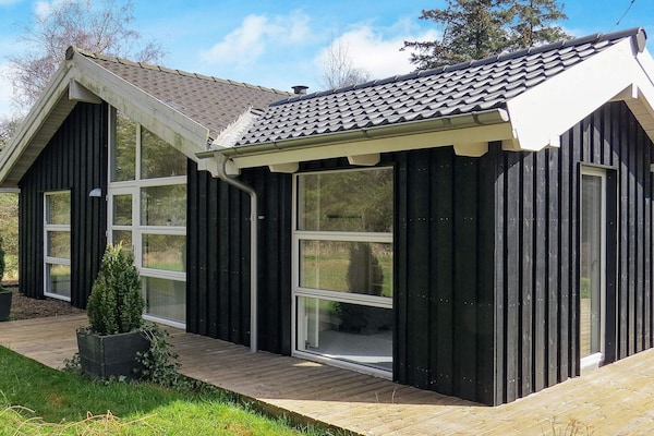 Vrijstaand vakantiehuis met wellness op 750m van zee in Hals, Denemarken - thumbnail 2