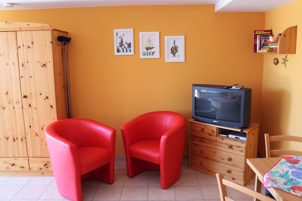 Op 600 m van het strand: Knus appartement in centrum Ostseebad Rerik - thumbnail 2
