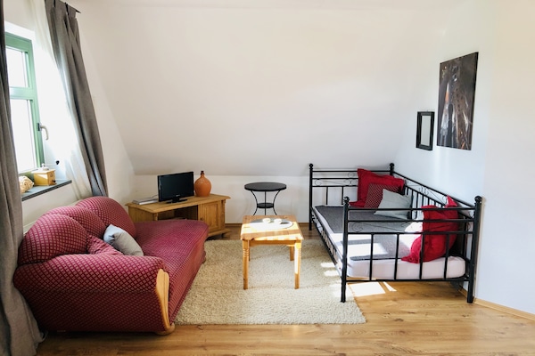 Sfeervol appartement in rustig vakantiepark bij Barlin, Duitsland - thumbnail 6