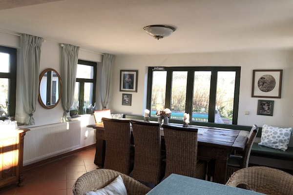 Sfeervol appartement in rustig vakantiepark bij Barlin, Duitsland - thumbnail 4