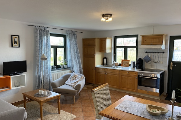 Rustikale Wohnung Fehmarn: landelijk appartement voor 3 personen op het Duitse platteland - thumbnail 3