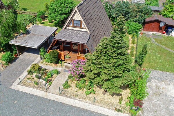 Vrijstaand A-frame vakantiehuis Christina in bosrijk Sauerland - thumbnail 6