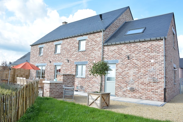 8-persoons villa met paardenstalling in bosrijk Vodelée - thumbnail 6