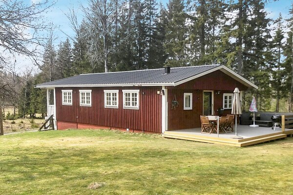 Houten vakantiehuis aan bosrand met sauna en meertje op 100 meter - thumbnail 3
