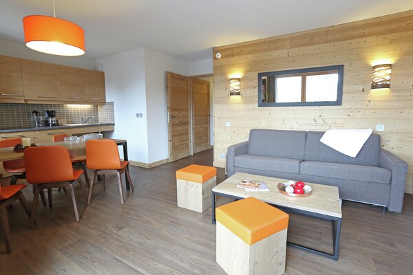 Appartement aan de piste in Les Menuires – 4 personen, huisdier welkom - thumbnail 2