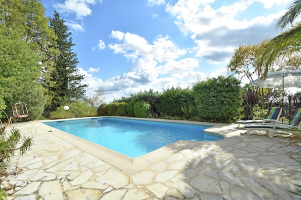 Privézwembad en luxe in Villa Belle Vue sur Fayence - thumbnail 1