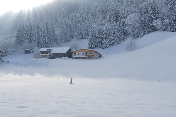 Op 1 km van centrum Kaltenbach: ruim appartement direct aan de piste - thumbnail 4