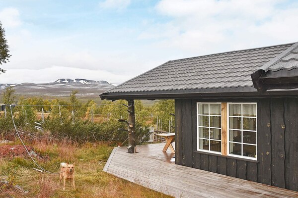 Rustiek vakantiehuis in Rennebu, 10m van skilift & vlakbij Nationaal Park Trollheimen - thumbnail 1
