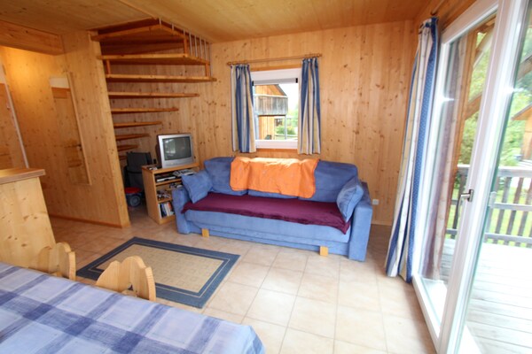 Vrijstaand houten chalet aan het meer in de bossen van Stiermarken - thumbnail 2