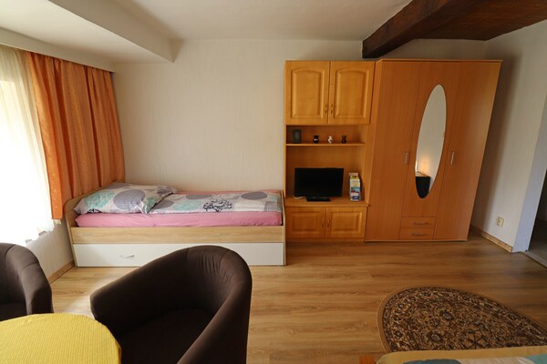 Knus appartement op het platteland, 12 km van strand Kühlungsborn - thumbnail 3