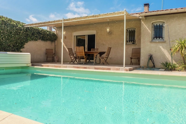 Stijlvol vakantiehuis met privézwembad in historisch Narbonne - thumbnail 4