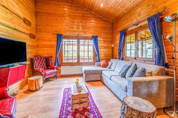 Vintage chalet voor 6 in de bossen van de Ardennen bij Aywaille - thumbnail 2