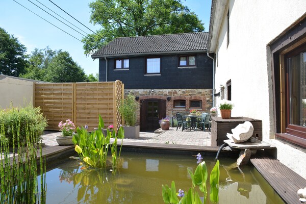 Rustiek appartement aan de Amblève bij Trois-Ponts met eigen terras - thumbnail 6