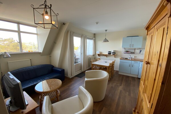 Huize Glory Tijgeroog: stijlvol appartement tussen bos, strand en golfbaan - thumbnail 1