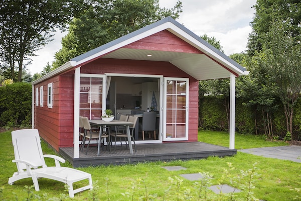 Sfeervol chalet op de Veluwe met tuin, huisdiervriendelijk - thumbnail 1