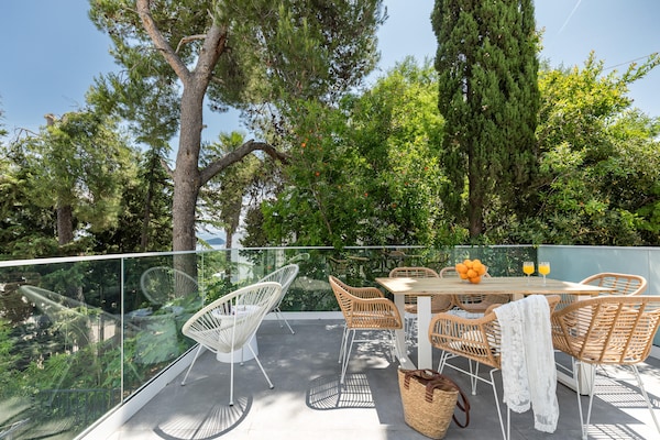 Appartement op 70m van zee met zwembad, tuin & BBQ in Slatine - thumbnail 6