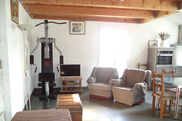 Landelijk cottage voor 4 personen met zwembad bij Mirabel, Ardèche - thumbnail 4