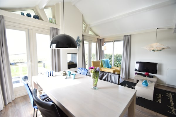 Weidse Blik: Vrijstaand chalet met tuin aan de Oosterschelde - thumbnail 2