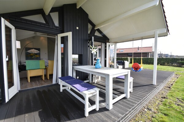 Weidse Blik: Vrijstaand chalet met tuin aan de Oosterschelde - thumbnail 5
