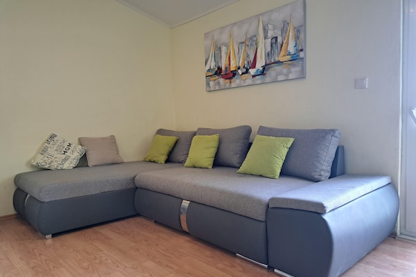 Zonnig appartement voor 5 met tuin en BBQ, op 300m van zee - thumbnail 2