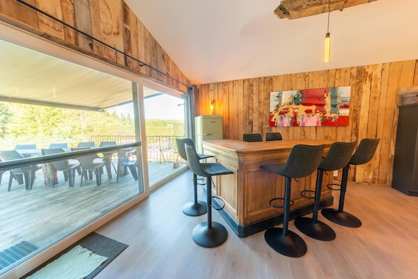 Chalet Bleu: Luxe 8-persoons chalet met privésauna aan het meer in de Ardennen - thumbnail 6