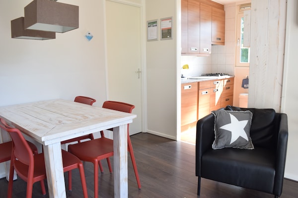Gezellige stenen bungalow voor 4 personen op Recreatiepark de Boshoek in Voorthuizen - thumbnail 6