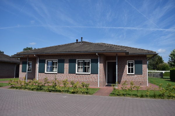 Groepsbungalow met haard op de Veluwe, 14 pers., huisdieren welkom - thumbnail 6