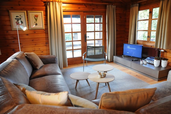 8-persoons chalet met sauna en hottub in Beffe, Ardennen - thumbnail 4