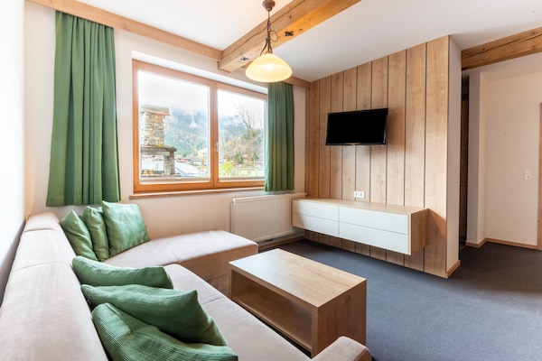 Rustiek appartement voor 6 in bossen Wald im Pinzgau, nabij Zillertal Arena - thumbnail 4