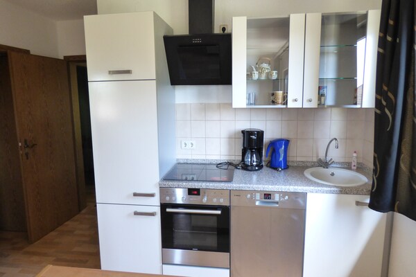 Knus appartement in vakwerkhuis aan de rand van Nationaal Park Kellerwald-Edersee - thumbnail 6