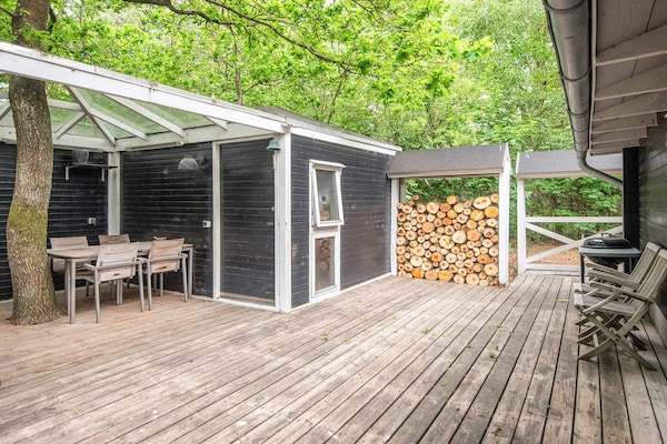 Ruim vakantiehuis in Rønde met whirlpool en sauna - thumbnail 4