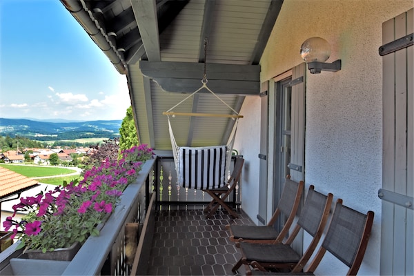 Golfbaan op 500m: Ruim appartement Haus Renate in Waldkirchen - thumbnail 5