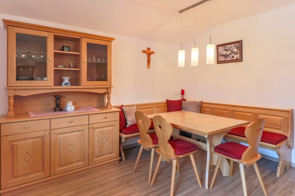 Rustiek appartement voor 8 in Bramberg, op 100m van skibus naar Kitzbühel - thumbnail 5