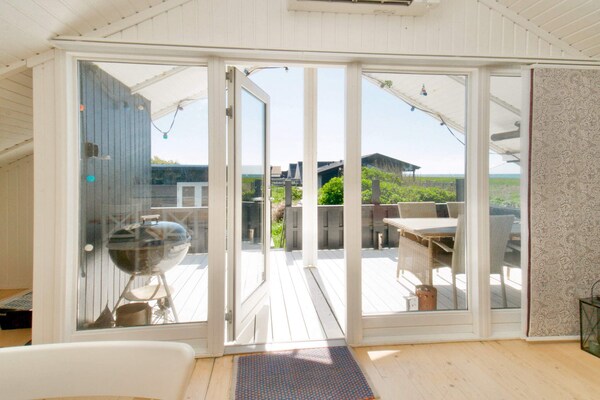 Knus houten vakantiehuis op 100 meter van zee met panoramisch uitzicht - thumbnail 5