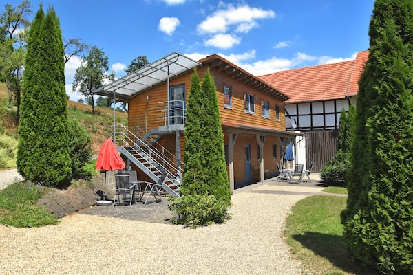 Op 1,5 km van de piste: Ruime boerderij in Bad Wildungen voor 50 personen - thumbnail 4
