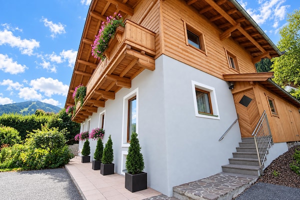 Aan de piste: Comfortabel appartement in Kitzbühel voor 4 personen - thumbnail 4