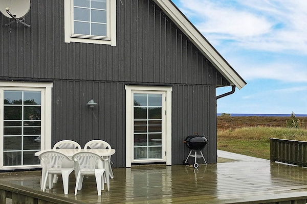 Vrijstaand vakantiehuis met panoramisch zeezicht op Læsø, 200m van de kust - thumbnail 2