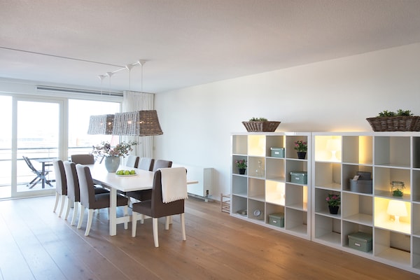 Luxe appartement met zeezicht in Scheveningen, 900m van het strand - thumbnail 2