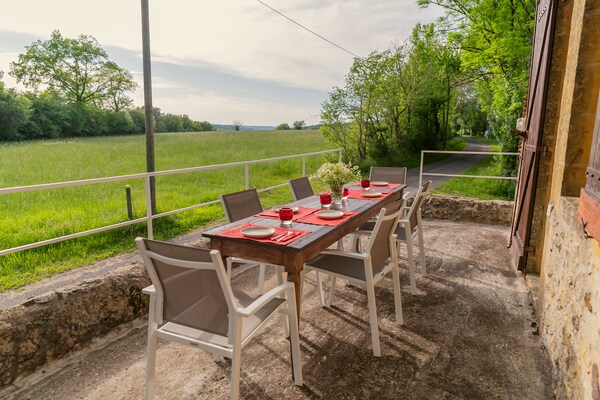 Vrijstaand vakantiehuis met privézwembad aan de Dordogne voor 6 personen - thumbnail 6