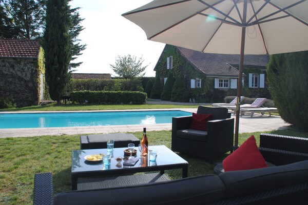 Authentiek landhuis met privézwembad aan de golfbaan voor 10 personen - thumbnail 6