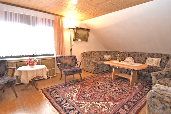 Knus appartement in Frauenwald aan het Thüringer Woud, 100m van skilift - thumbnail 2