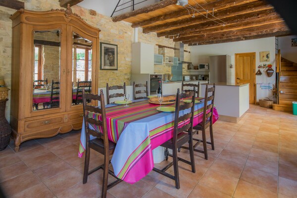 Landhuis met privézwembad en panoramisch uitzicht in Lavercantière - thumbnail 5